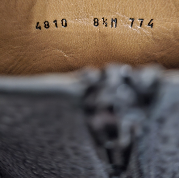 Gravati Black Luxury Italian Pebbled Leather Double Buckle Strap Moto Style Boot - Picture 15 of 16